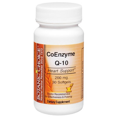 Botanic Choice CoEnzyme Q-10 200 mg Dietary Supplement Softgels