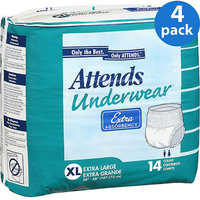 Attends Extra Absorbency Extra Large Protective Underwear