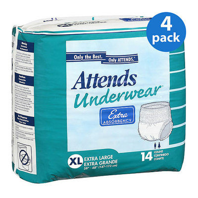 Attends Extra Absorbency Extra Large Protective Underwear