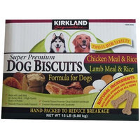 Kirkland Signature Super Premium Dog Biscuits Two Flavor Variety 15lb