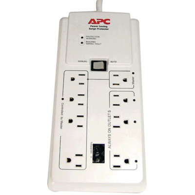 APC P8Gt 8-Outlet Surge Protector With Master Controlled Outlets