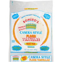 Romero's Casera Style Flour Tortillas, 9 oz