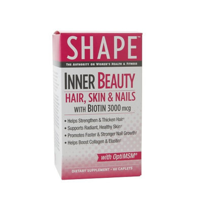 Shape Inner Beauty Hair, Skin & Nails Caplets, 16 fl oz