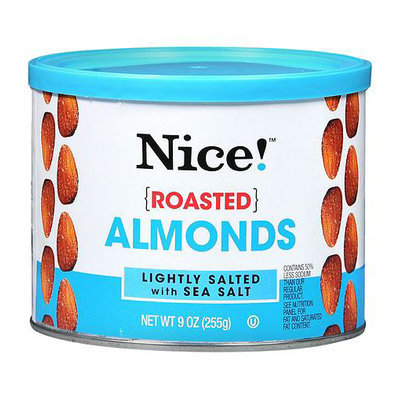 Nice! Roasted Almonds Lightly Salted with Sea Salt