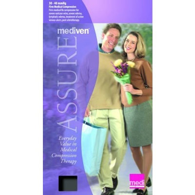 Mediven Assure, Closed Toe, with top band, 30-40 mmHg, Thigh High Compression Stocking, Medium, Beige