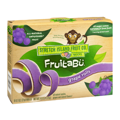 Stretch Island Fruit Co. Fruitabu Grape Rolls