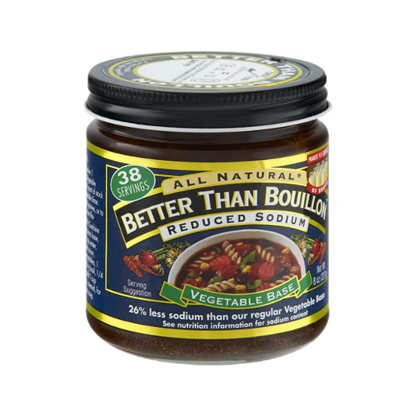 Better Than Bouillon All Natural Reduced Sodium Vegetable Base Reviews 2019