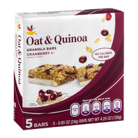 Ahold Oat & Quinoa Granola Bars Cranberry - 5 CT