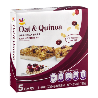 Ahold Oat & Quinoa Granola Bars Cranberry - 5 CT