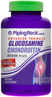 Piping Rock Glucosamine Chondroitin MSM Triple Strength 90 Coated Caplets