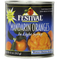 Festival Mandarin Oranges Whole in Light Syrup, 11-Ounce (Pack of 24)