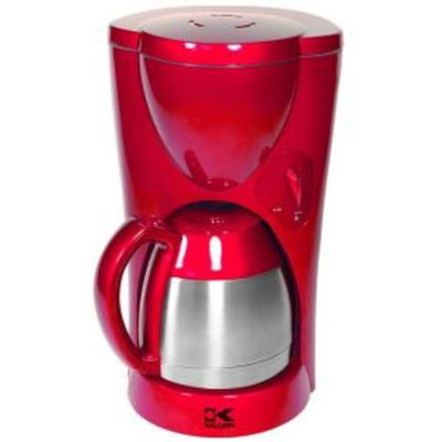 Kalorik 8-Cup Thermoflask Coffee Maker in Red Metallic-DISCONTINUED