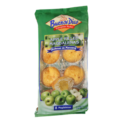 Buenos Dias European Style Apple Filled Magdalenas - 8 CT