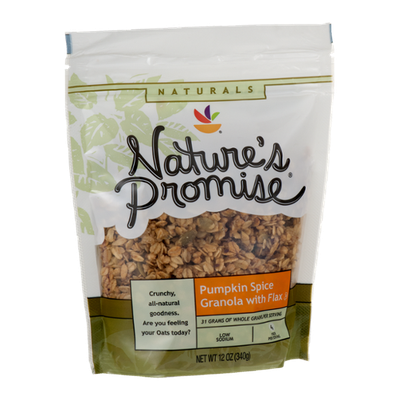Nature's Promise Granola with Flax Pumpkin Spice
