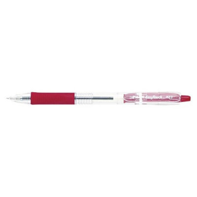 Pilot Easytouch Ballpoint Pen, Medium - Red Ink (12 Per Pack)
