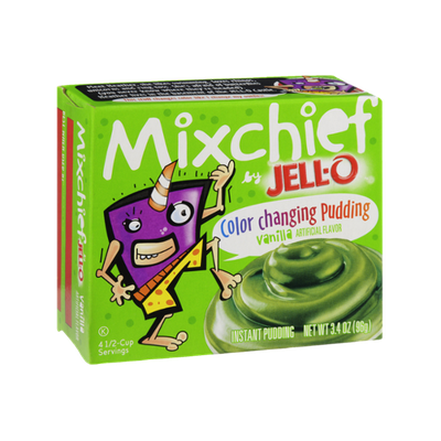 JELL-O Mixchief Vanilla Color Changing Instant Pudding
