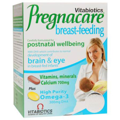 Vitabiotics Pregnacare Breast-Feeding with Omega-3 & Calcium, Tablets/Capsules, 84 ea