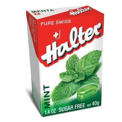 Halter Sugar Free Candies, Mint, 1.4-Ounce (Pack of 8)
