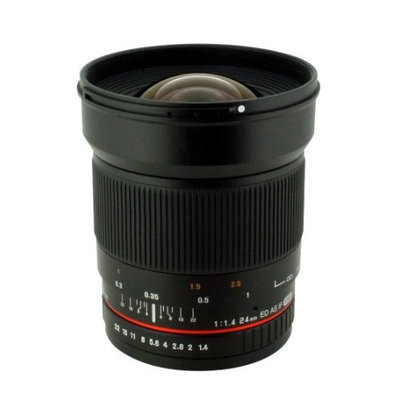 Rokinon 24mm f/1.4 ED AS UMC Wide-Angle Lens for Nikon