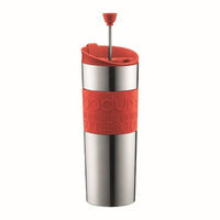 Bodum Double-Wall Stainless Steel Travel Coffee & Tea Press, 0.45L.