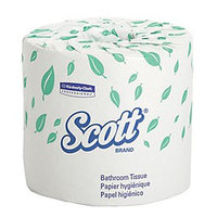 Scott Toilet Tissue 4.1 in. x 4 in. Sheet Standard Bathroom Tissue 2-Ply (20 Rolls) KCC 13607