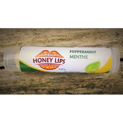 Honey Lips Lip Balm. Peppermint Flavo. 6 Pack