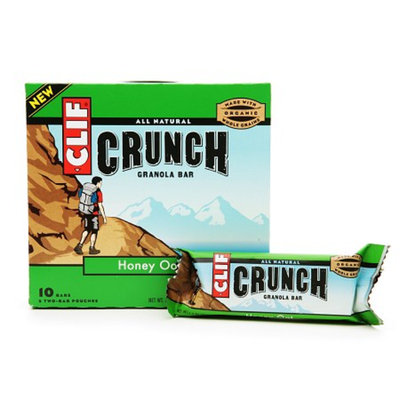 Clif Crunch All Natural Granola Bars Honey Oat
