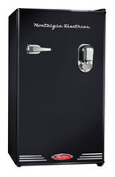 Nostalgia Electrics Retro Beverage Dispensing Refrigerator - Black
