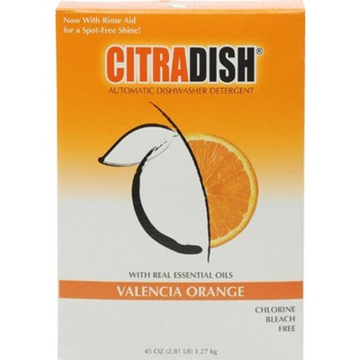 Citra-solv Citra Solv Dishwashing Products Valencia Orange Citra Dish Automatic Dishwashing Detergent Powders 45 oz. (Case of 8)