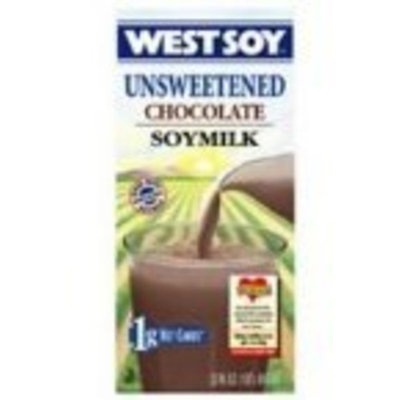 Westsoy Organic Chocolate Unsweetened Westsoy ( 12x32 OZ)