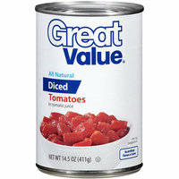 Great Value : All Natural Diced Tomatoes