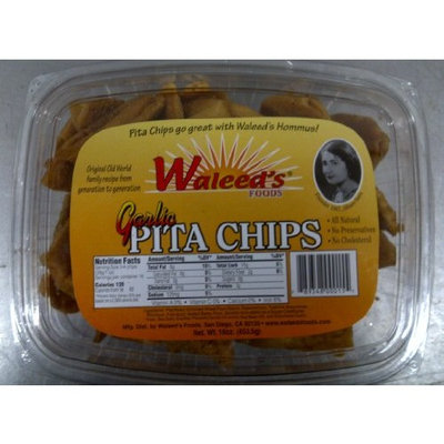 Waleed's Pita Chip - Garlic, 16 Ounce