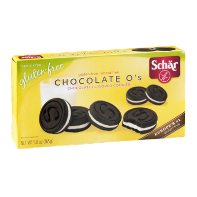 Schar Cookies Chocolate O's Gluten-Free