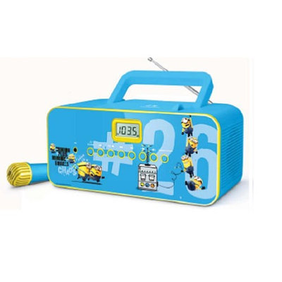 Starlight Minions Portable Sing Along Radio CD Player