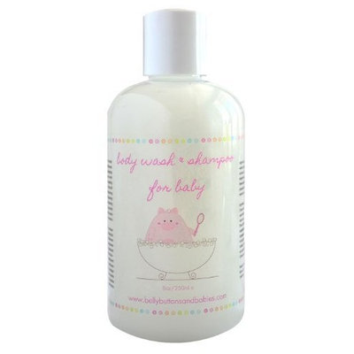 Belly Buttons and Babies Body Wash & Shampoo, Lavender & Camomile, 8 Ounce