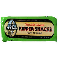 Season Kipper Snacks (Fillets of Herring), 3.25-Ounce Tins (Pack of 24)