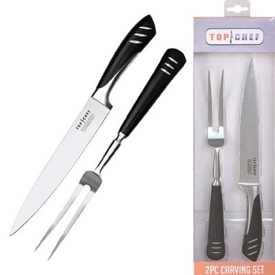 Top Chef Stainless Steel Carving Set - 2 Pieces