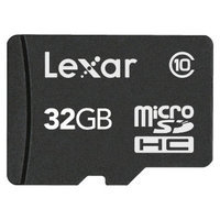 Lexar 32GB microSDHC Memory Card
