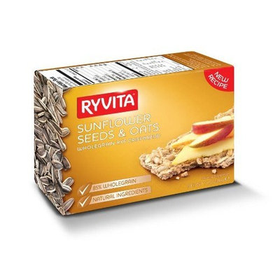 Ryvita Crisp Bread Sunflower Seed & Oat Crispbread 7 oz. (Pack of 10)
