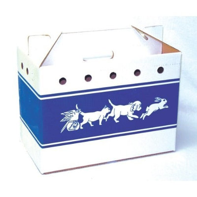 Packaging control corp 02095 Cardboard Pet Totes / Size (Medium)