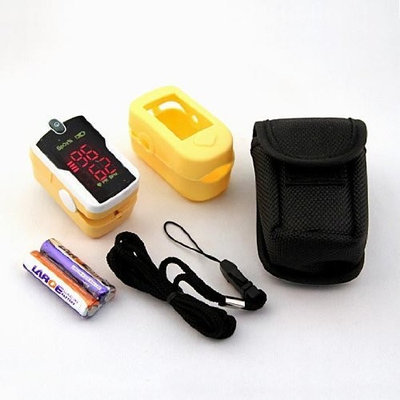 Concord Topaz Fingertip Pulse Oximeter with free carrying case, lanyard and protective cover