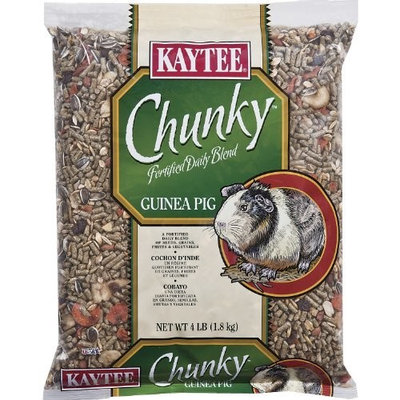 Kaytee Supreme Chunky Daily Blend for Guinea Pigs, 4-Pound