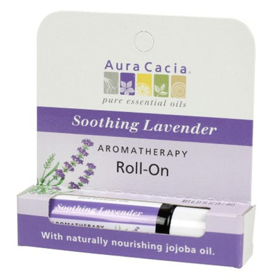 Aura Cacia Aromatherapy Roll-On Stick Soothing Lavender