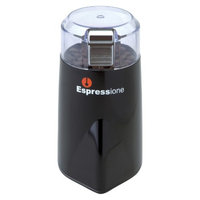 Espressione Black and Silver Rapid Touch Coffee Grinder - 12 Cups
