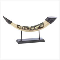 SWM 39349 Lucky Elephants Tusk Sculpture