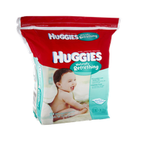 Huggies® Naturally Refreshing Thick 'n' Clean Cucumber and Green Tea Baby Wipes
