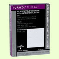 Medline Collagen Dressing AG, 4.5SQ