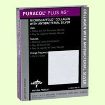 Medline Collagen Dressing AG, 4.5SQ