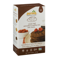 Zemas Madhouse Foods Cocoa Teff Pancake & Waffle Mix