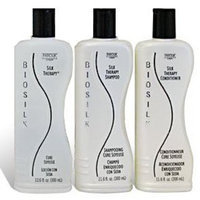 BioSilk Trio: SilkTherapy Value Three Pack with Silk Therapy Shampoo 12 oz, Silk Therapy 12 oz, and Silk Therapy Conditioner 12 oz by Farouk
